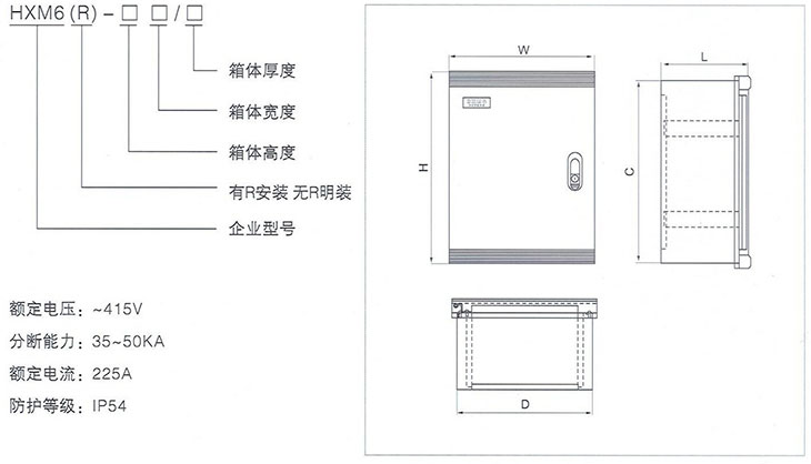 產品型號及含義